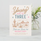 Invitation d'anniversaire de Young, Wild et Three  (Debout devant)