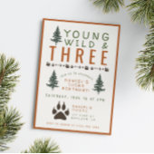 Invitation d'anniversaire de Young Wild et Three F