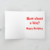 Invitation d'anniversaire de zombi de mutant dans (Intérieur)