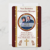 Invitation d'anniversaire d'église ou TOUTE occasi (Devant)