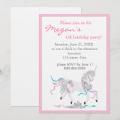 Invitation d'anniversaire d'enfant (Devant / Derrière)
