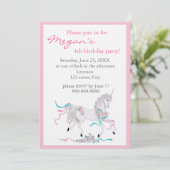 Invitation d'anniversaire d'enfant (Debout devant)