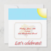 Invitation d'anniversaire d'enfants (Dos)