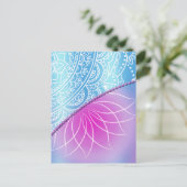 Invitation d'anniversaire dentelle et perle (Debout devant)