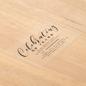 Invitation d'anniversaire d'entreprise (Poser)