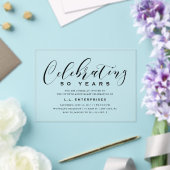 Invitation d'anniversaire d'entreprise (Insitu (Mariage))