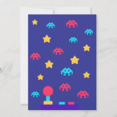 Invitation d'anniversaire des 10 ans Level Up | Mo (Dos)
