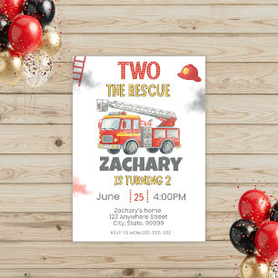 Invitation d'anniversaire des 2 ans de Two the Res