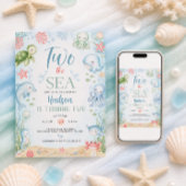 Invitation d'anniversaire des 2 ans de Two the Sea