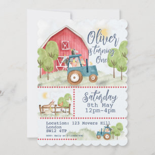 🎉🚜 Invitation d'anniversaire des Amis de la Ferm