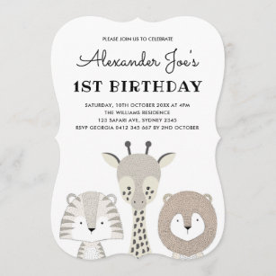 Invitations Faire Part Tigre Blanc Zazzle Be