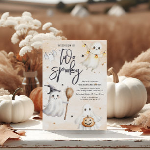 Invitation d'anniversaire des deux ans effrayante