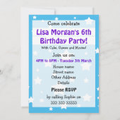 Invitation d'anniversaire des enfants de Cochon de (Dos)