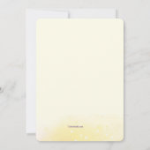 Invitation d'anniversaire des Feuilles de l'aquare (Dos)