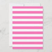 Invitation d'anniversaire des filles de balle de f (Dos)