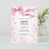 Invitation d'anniversaire des filles de la Bow ros (Debout devant)