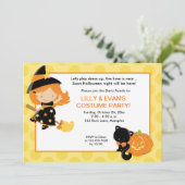 Invitation d'anniversaire des filles de la fête de (Debout devant)