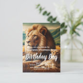 Invitation d'anniversaire des Lions Royaux Errants (Debout devant)