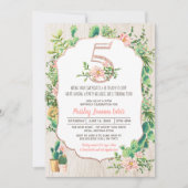 Invitation d'anniversaire des parties (Devant)