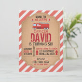 Invitation d'anniversaire des pompiers (Debout devant)