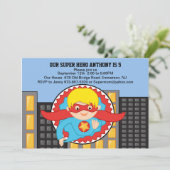 Invitation d'anniversaire des Super Hero Boys (Debout devant)