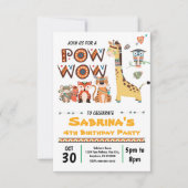 Invitation d'anniversaire des tribus (Devant)
