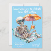 Invitation d'anniversaire d'été (Devant)