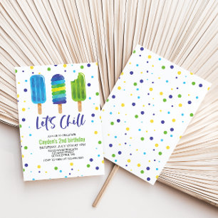 Invitation d'anniversaire d'été Let's Chill