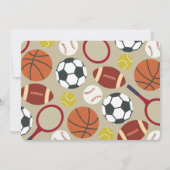 Invitation d'anniversaire d'étoile (Dos)