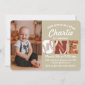 Invitation d'anniversaire d'étoile (Devant)