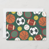 Invitation d'anniversaire d'étoile (Dos)