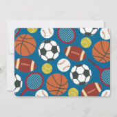 Invitation d'anniversaire d'étoile (Dos)