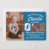 Invitation d'anniversaire d'étoile (Devant)