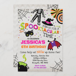 Invitation d'anniversaire d'Halloween