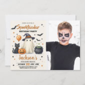 Invitation d'anniversaire d'Halloween (Devant)