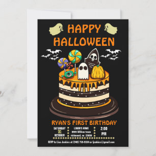 Invitation d'anniversaire d'Halloween