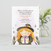 Invitation d'anniversaire d'Halloween (Debout devant)