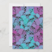 Invitation d'anniversaire d'Halloween (Dos)