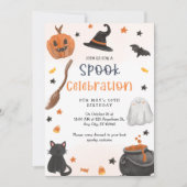 Invitation d'anniversaire d'Halloween, anniversair (Devant)