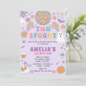 Invitation d'anniversaire d'Halloween, Halloween É (Debout devant)