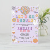 Invitation d'anniversaire d'Halloween, Halloween É (Debout devant)