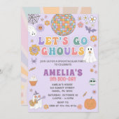 Invitation d'anniversaire d'Halloween, Halloween É (Devant / Derrière)