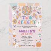 Invitation d'anniversaire d'Halloween, Halloween É (Devant / Derrière)