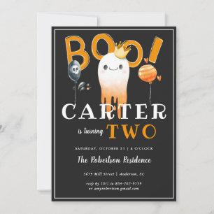 Invitation d'anniversaire d'Halloween pour enfants