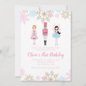 Invitation d'anniversaire d'hiver Casse-Noisette (Devant)