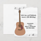 Invitation d'anniversaire d'illustration de (Devant / Derrière)