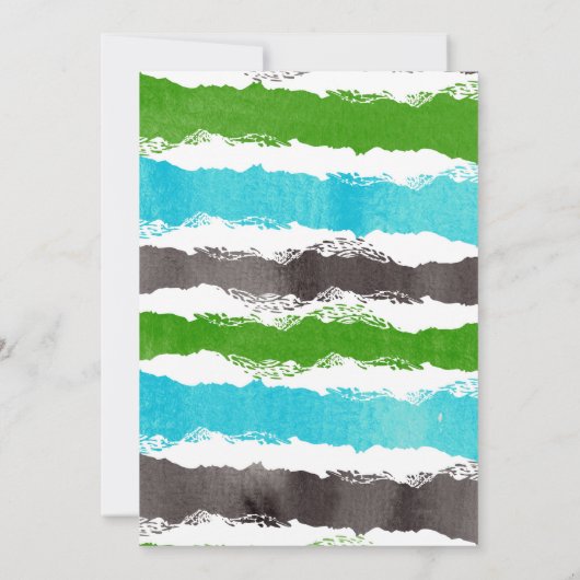 Invitation d'anniversaire Dinosaur Boy (Dos)