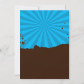 Invitation d'anniversaire Dirtbike Conduire par in (Dos)