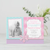 Invitation d'anniversaire d'Onederland d'hiver de (Debout devant)