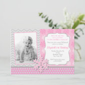 Invitation d'anniversaire d'Onederland d'hiver de (Debout devant)